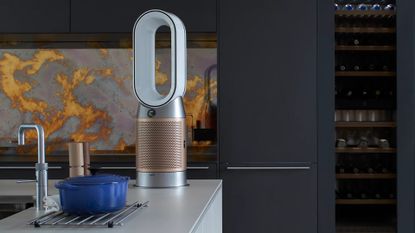 Dyson Purifier Hot+Cool Formaldehyde on a kitchen counter