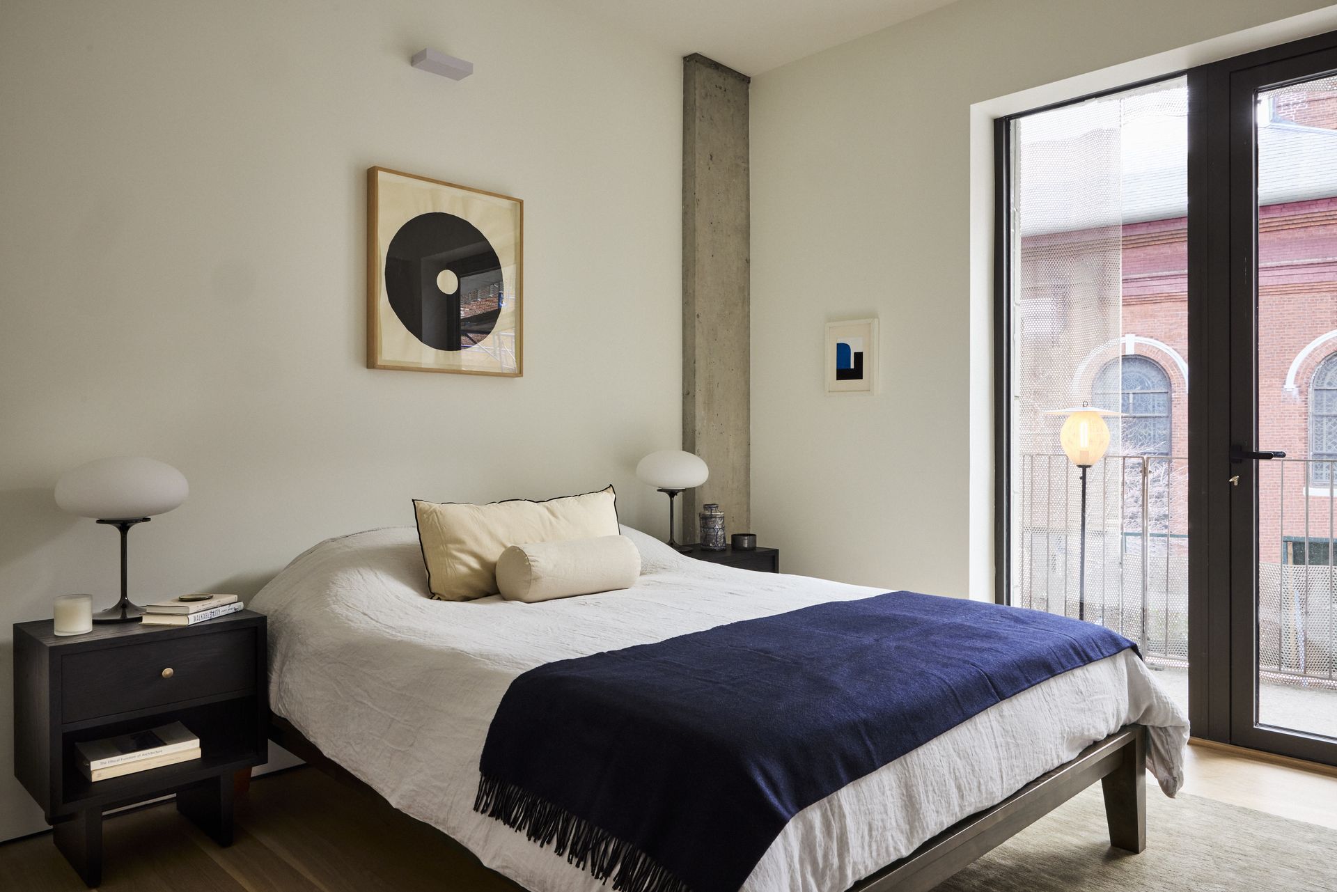 Bedroom at Nine Chapel development Brooklyn