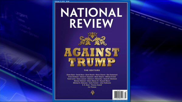 The National Review&amp;#039;s &amp;quot;Against Trump&amp;quot; cover.