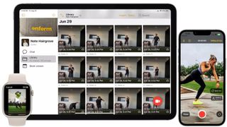 Onform coaching app across Apple devices