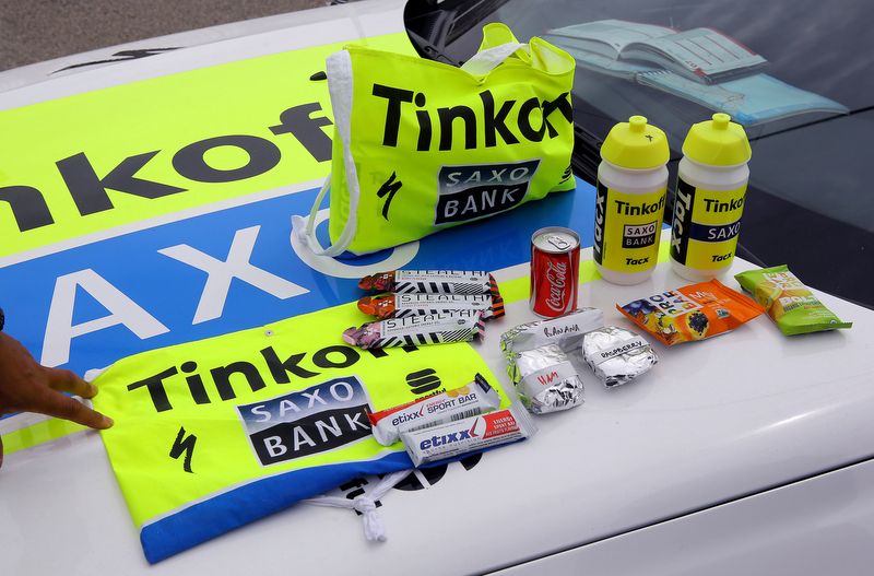 Alberto Contador's lunch for today