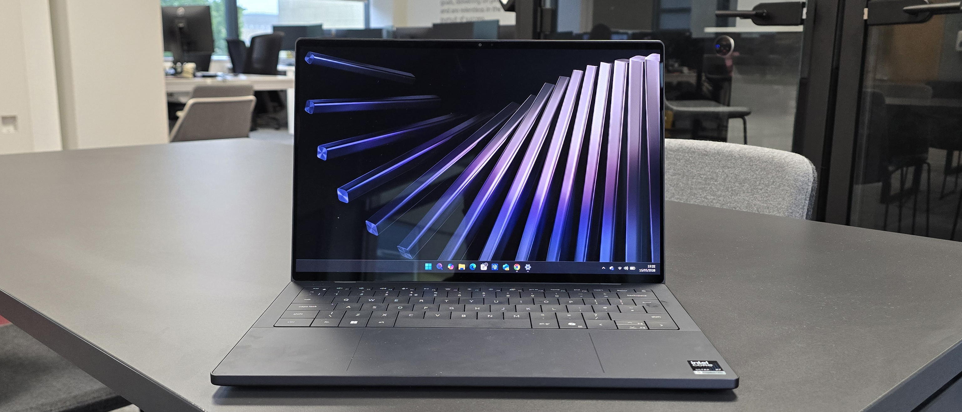 Dell XPS 14 (2026) laptop in an office
