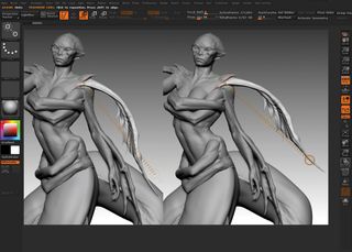 Posing your model in an interesting way makes for a better creature