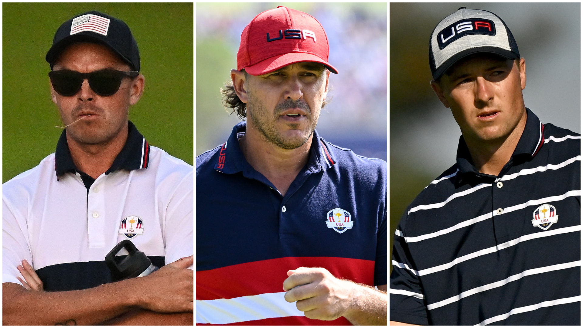 Rickie Fowler, Brooks Koepka and Jordan Spieth 
