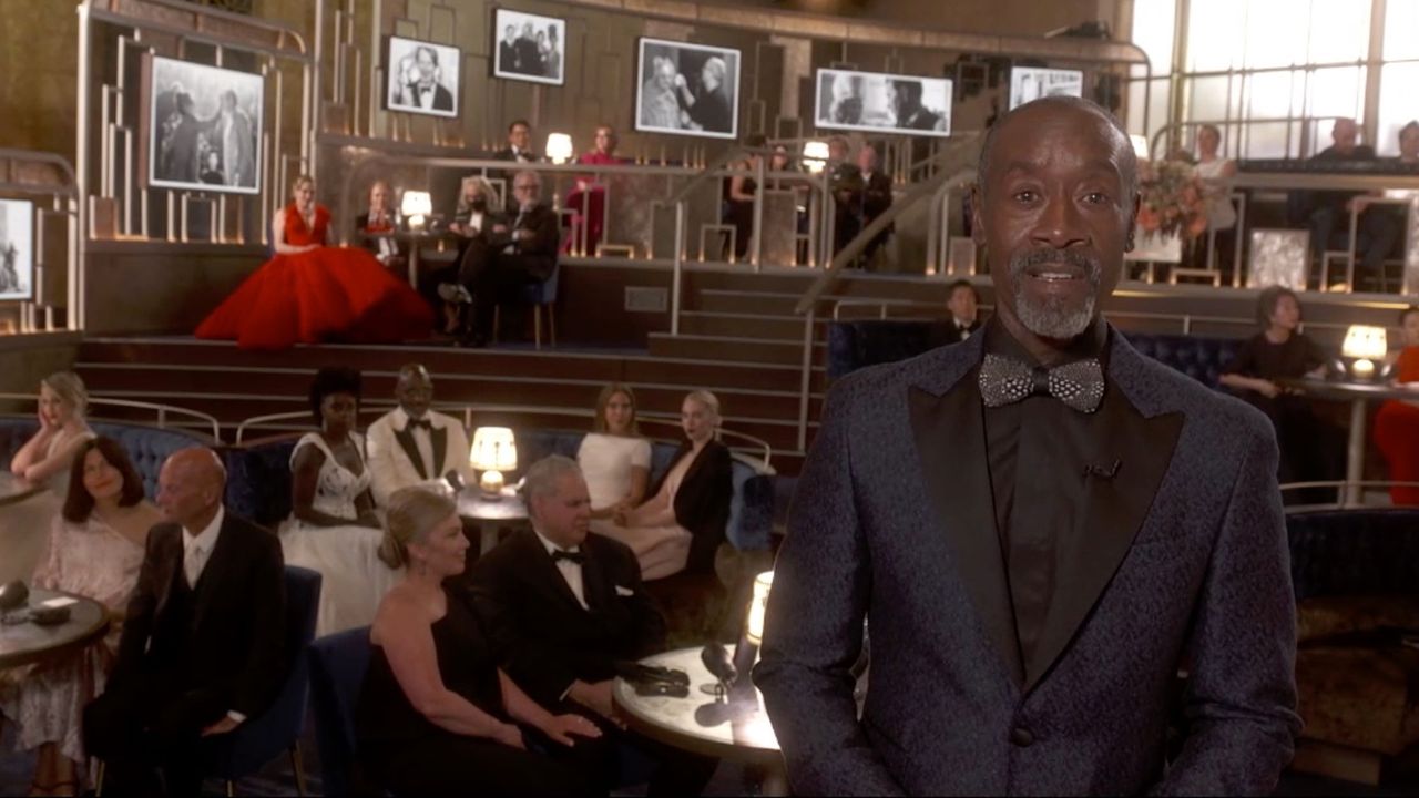Don Cheadle during the 2021 Oscars