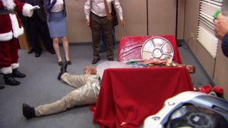 The Office Daryl passed out on table