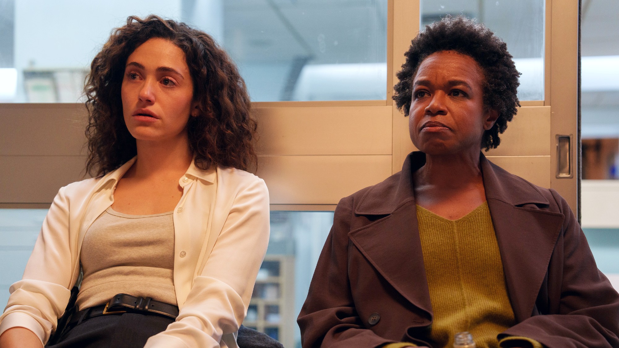Emmy Rossum and Quincy Tyler Bernstine in Furious