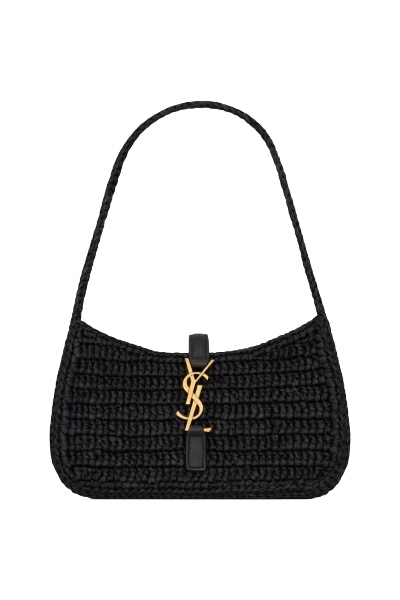 Yves Saint Laurent , Mini LE 5 À 7 in raffia