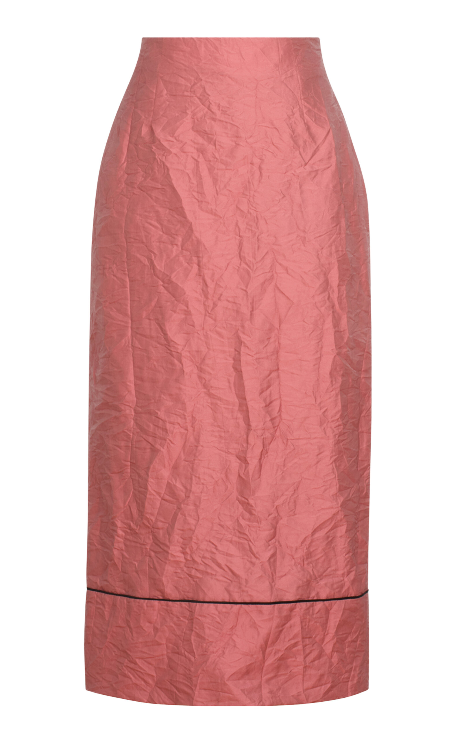 Vick Crushed Satin Skirt