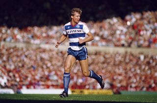 Steve Wicks in action for QPR against Manchester United in 1985