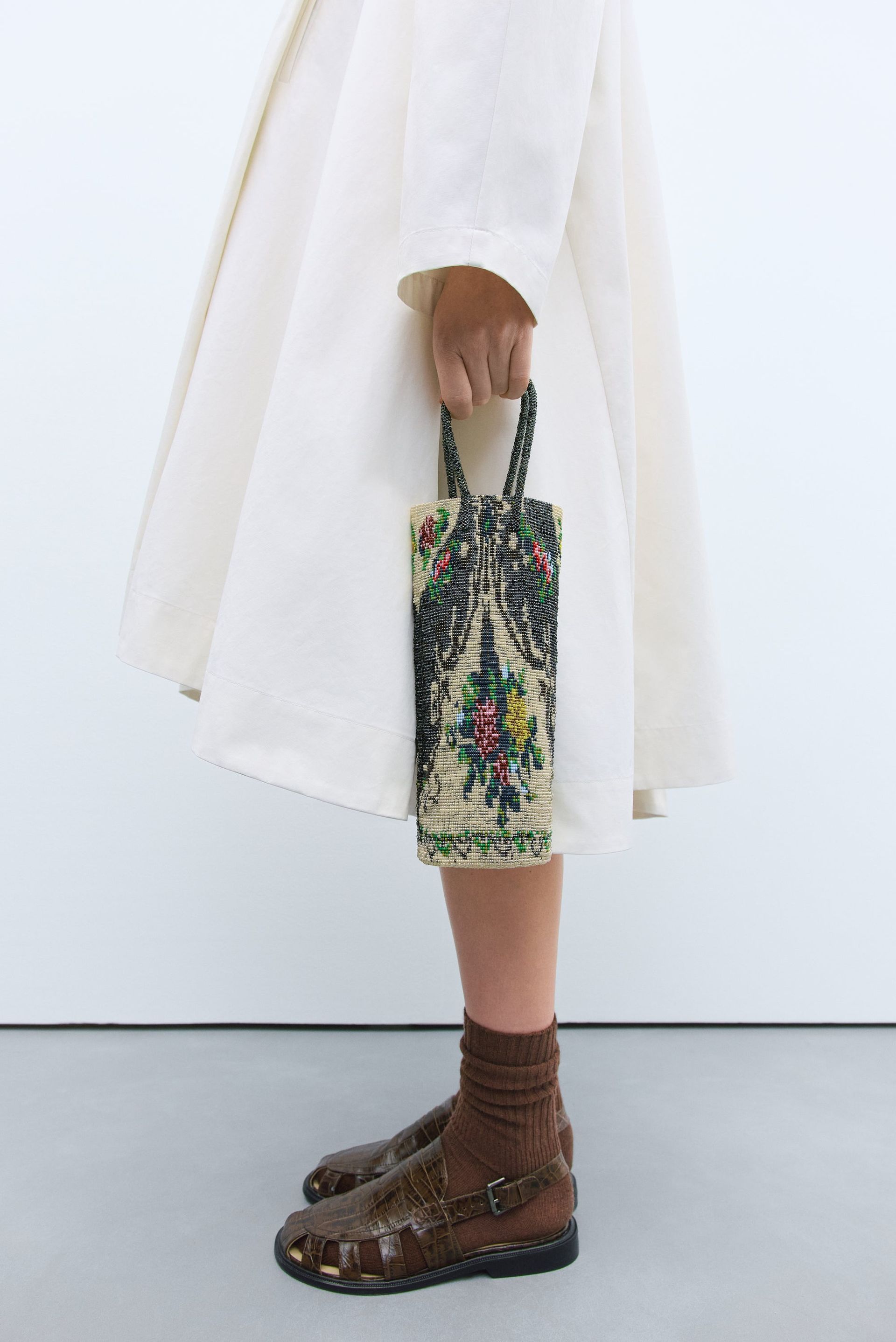 Handmade Beaded Bag Clavel Cordera