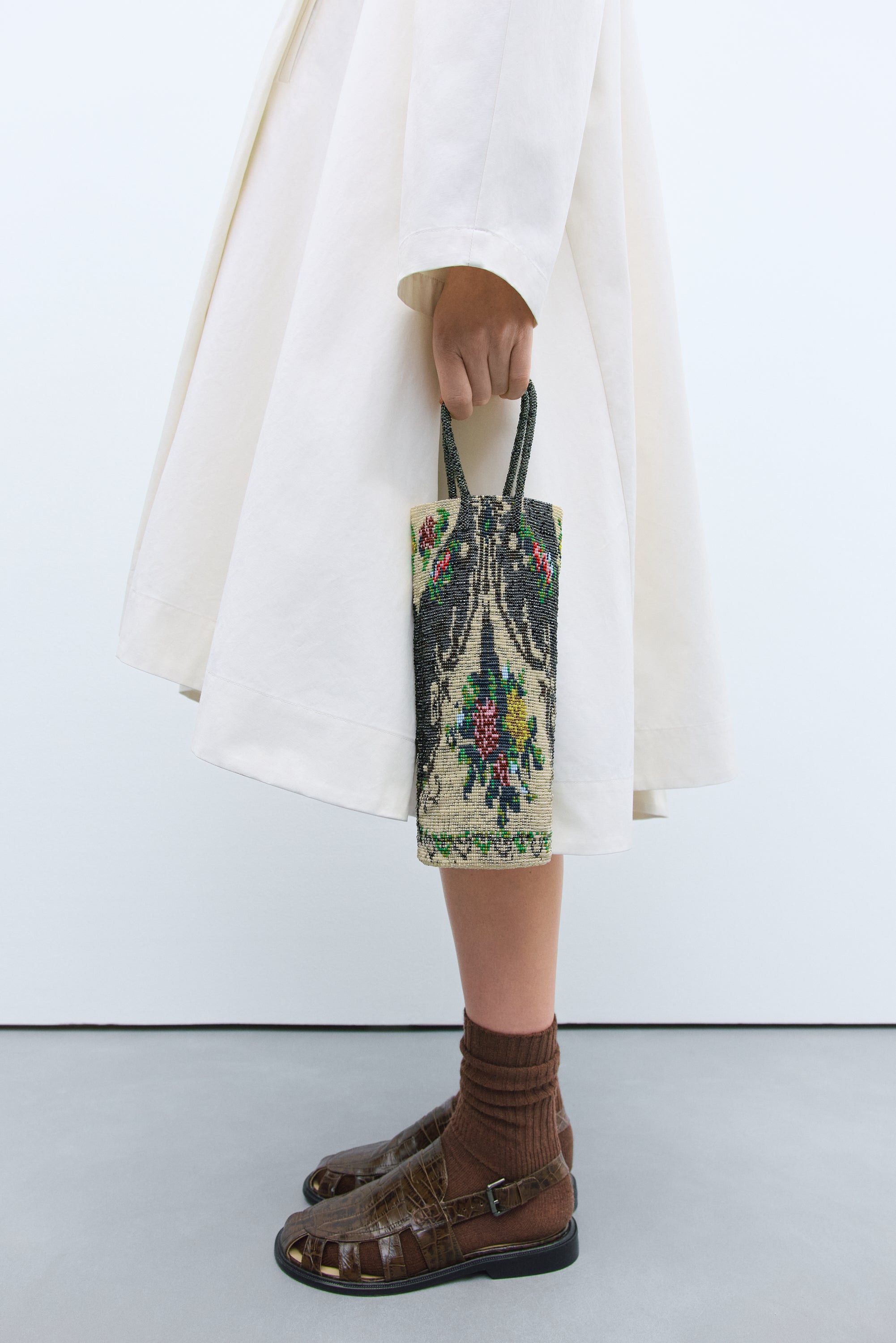 Handmade Beaded Bag Clavel Cordera