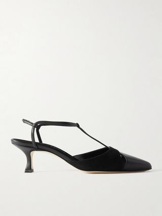 Turgimod 50 leather and suede pumps