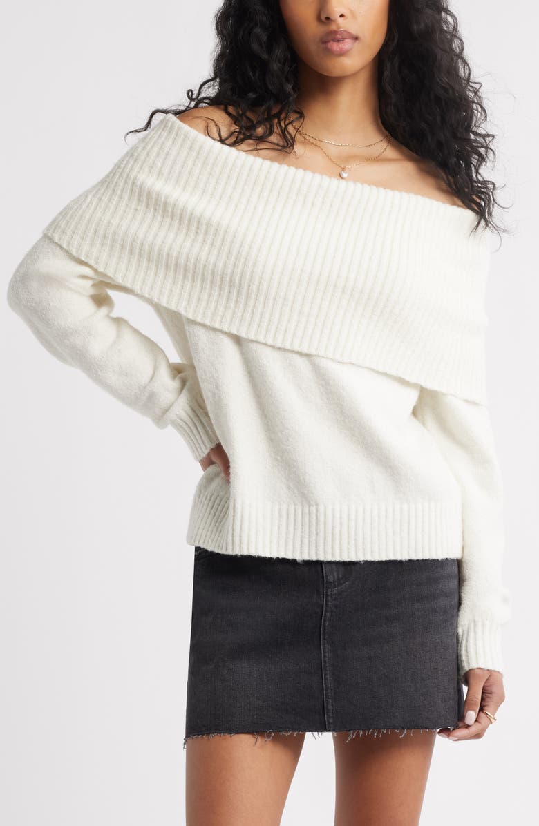 Off the Shoulder Sweater