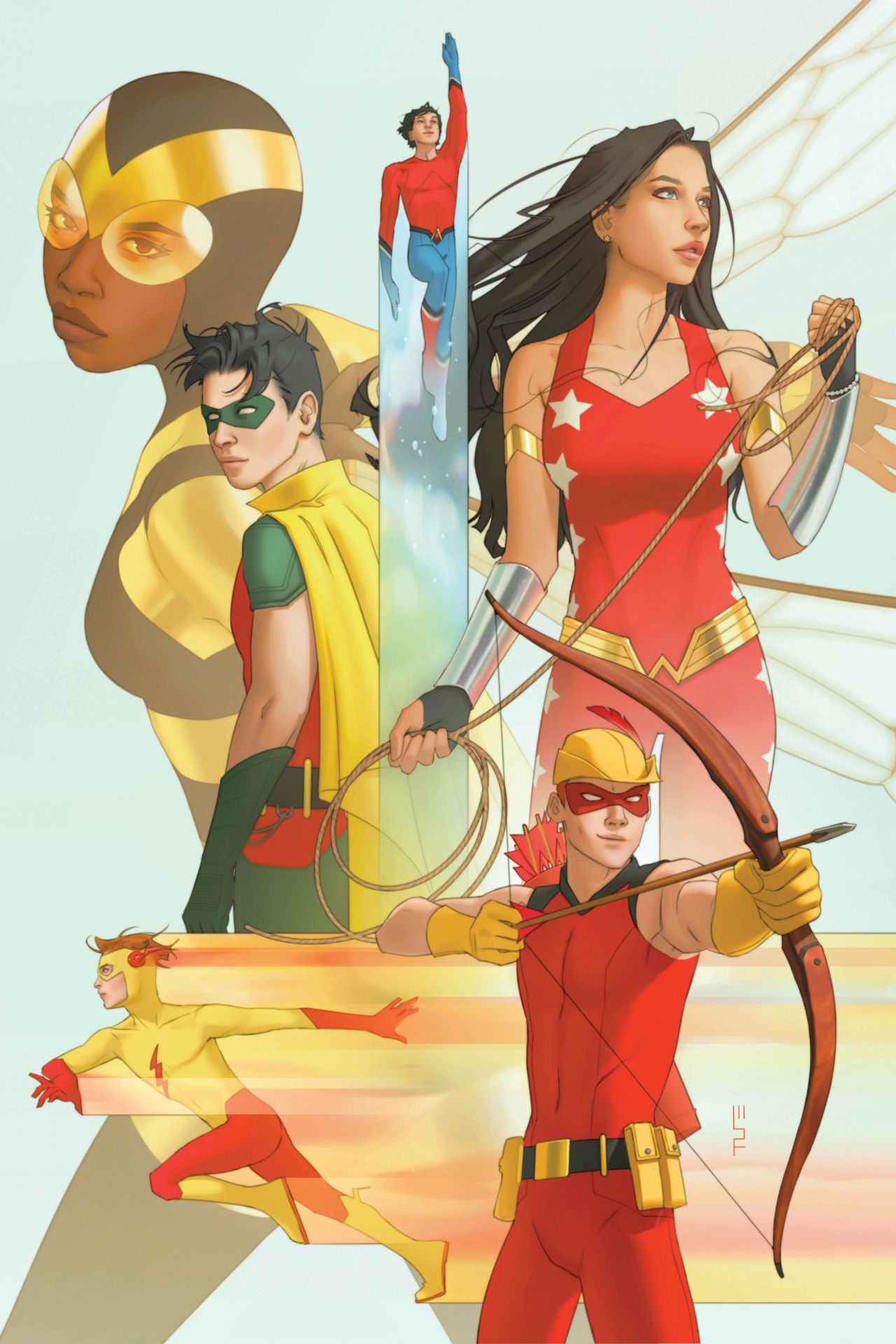 World's Finest: Teen Titans art