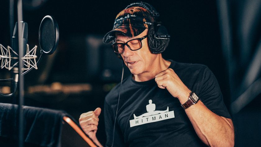 Jean-Claude Van Damme doing voice work for Hitman