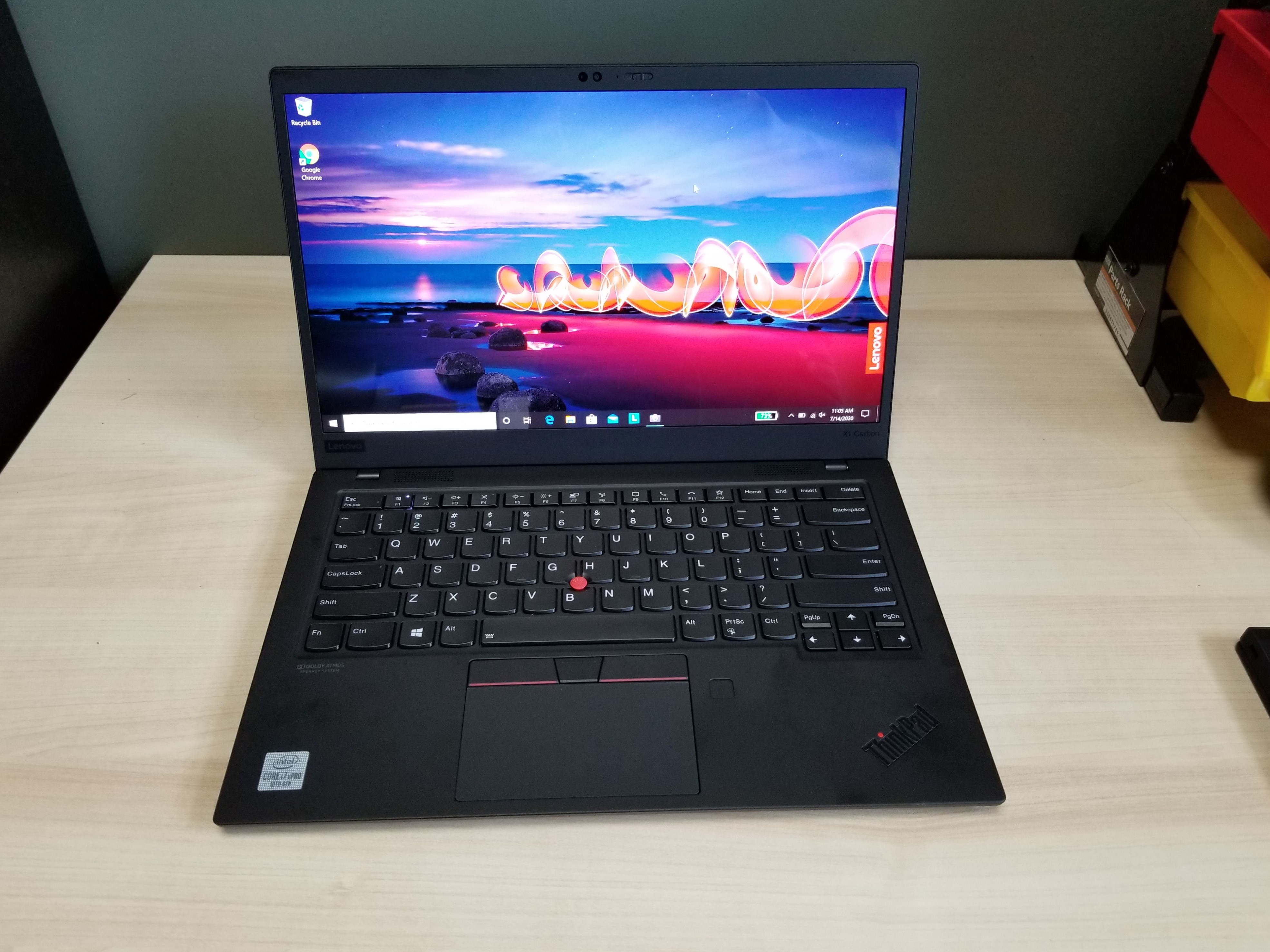 43％割引ブルー系【おまけ付】 lenovo ThinkPad X1 Carbon i78th gen ノートPC PC/タブレットブルー系