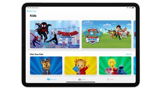 Kids are well catered for with the new TV app. Image credit: Apple
