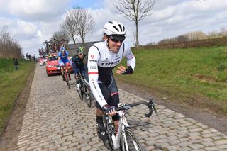 Fabian Cancellara (Trek) crashed out of E3 Harelbeke