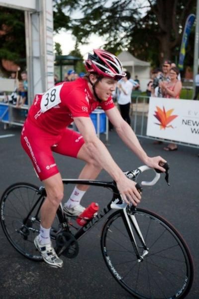 Tom Palmer (Drapac) after his win.