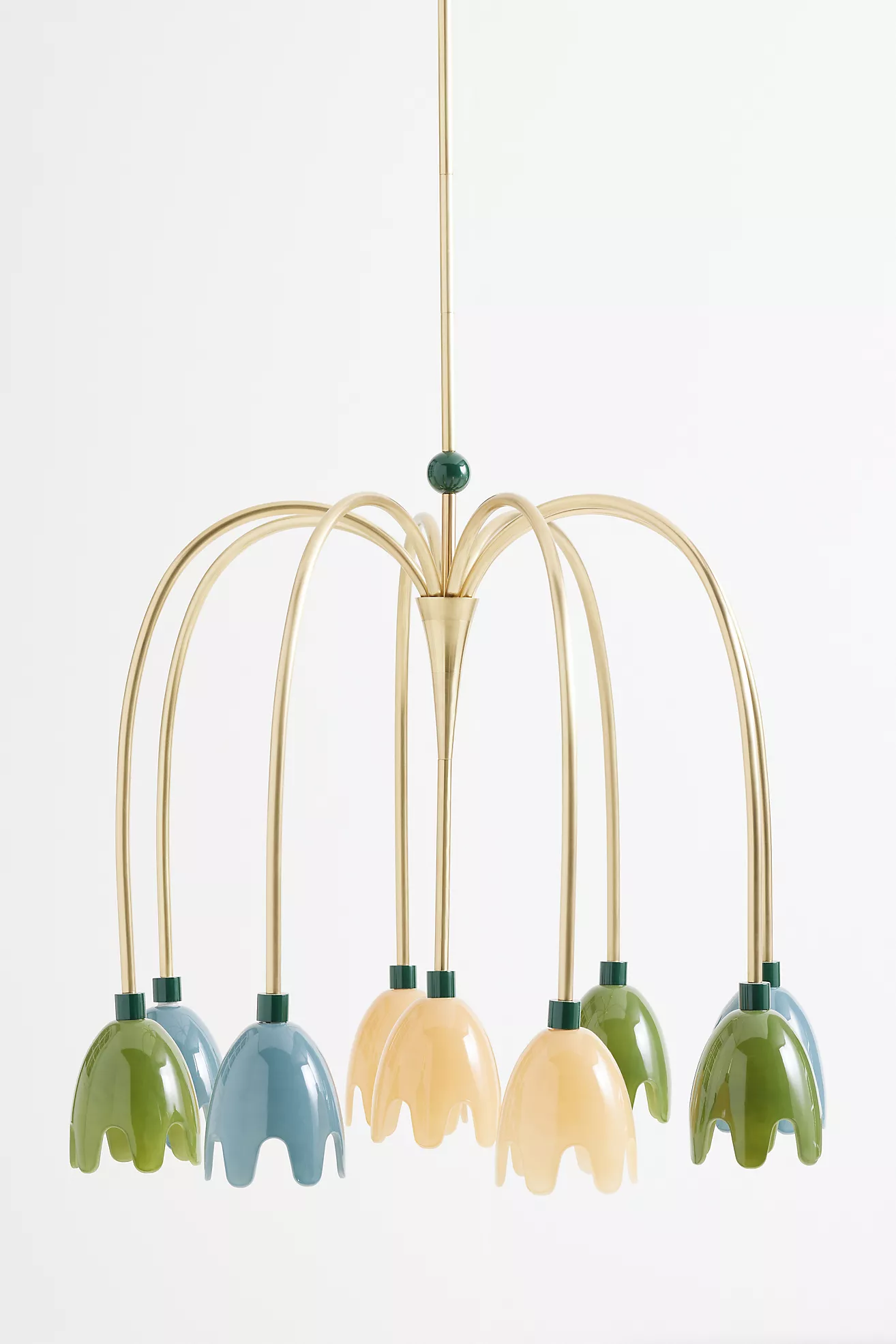 Merve Kahraman Floral Glass Chandelier