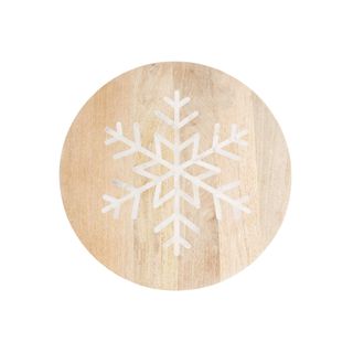 Taiga Wood and Marble Snowflake Board