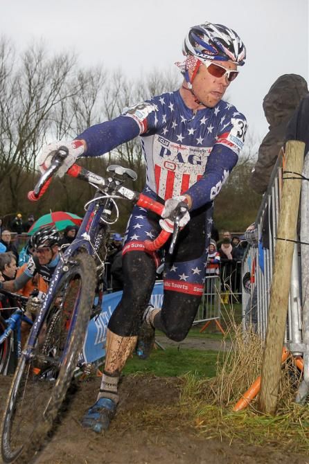 US champion Jonathan Page (Fuji-Spy-Competitive Cyclist) en route to a 6th place result in Bredene