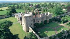 Thornbury Castle aerial view