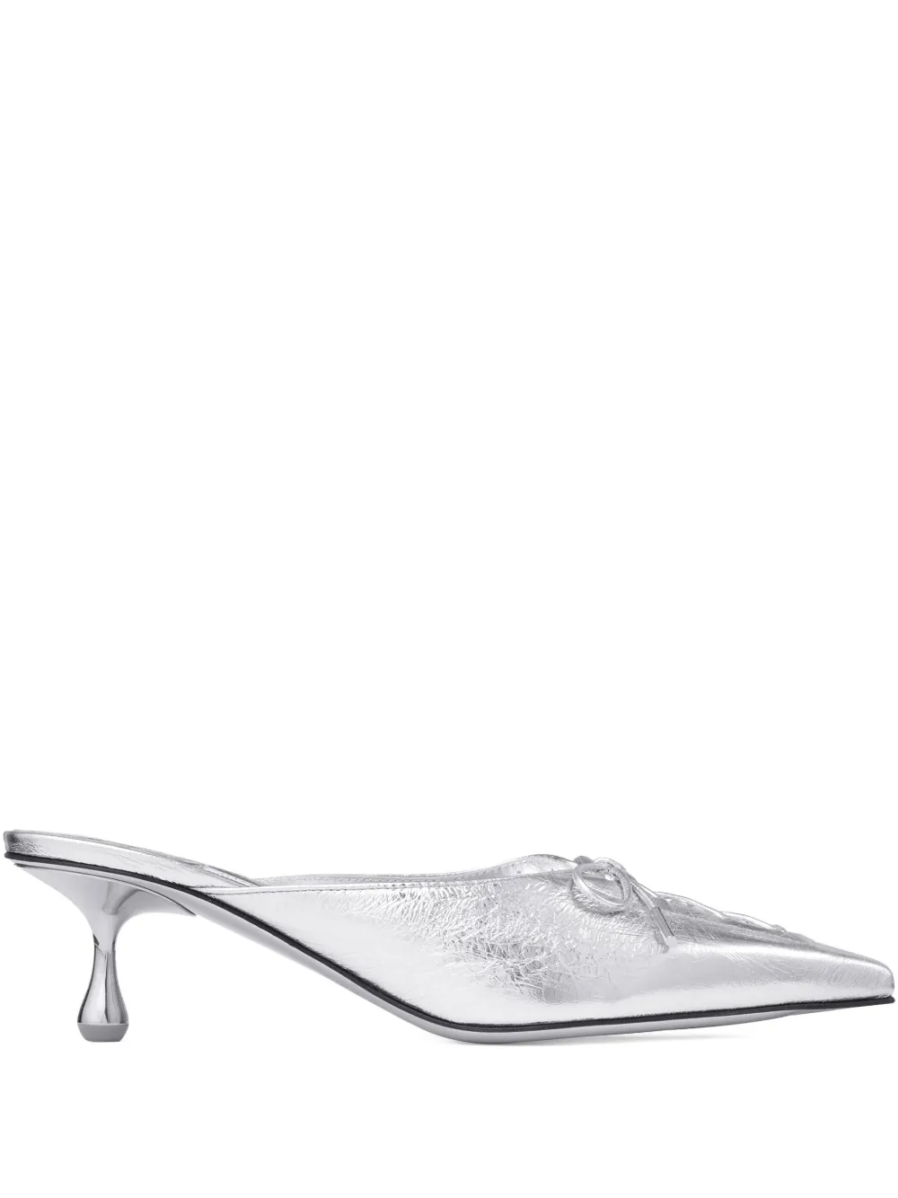 Jimmy Choo 50mm Scarlett Lace-Up Pointed-Toe Mules | 38