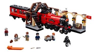 Lego Harry Potter: train, platform and minifigures