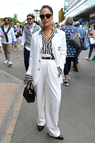 What to wear to Wimbledon, according to celebrities: Tessa Thompson