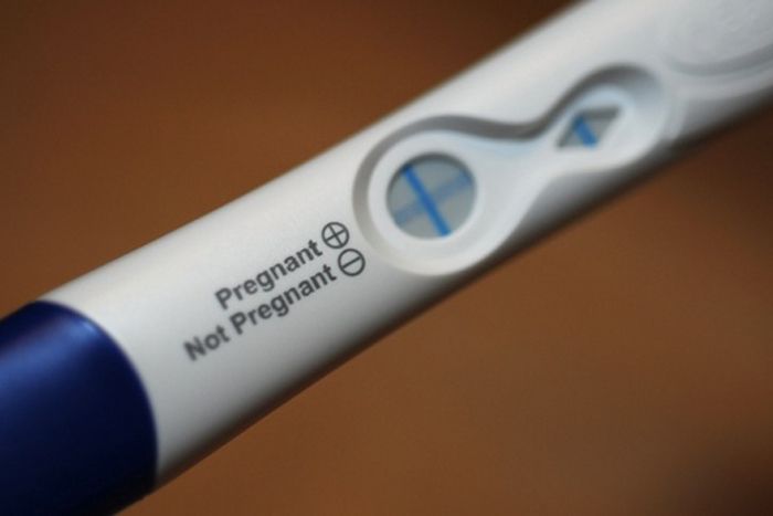 Positive pregnancy test