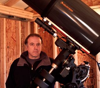 Amateur astronomer Wayne Jaeschke can be found in his home observatory almost every night of the year.