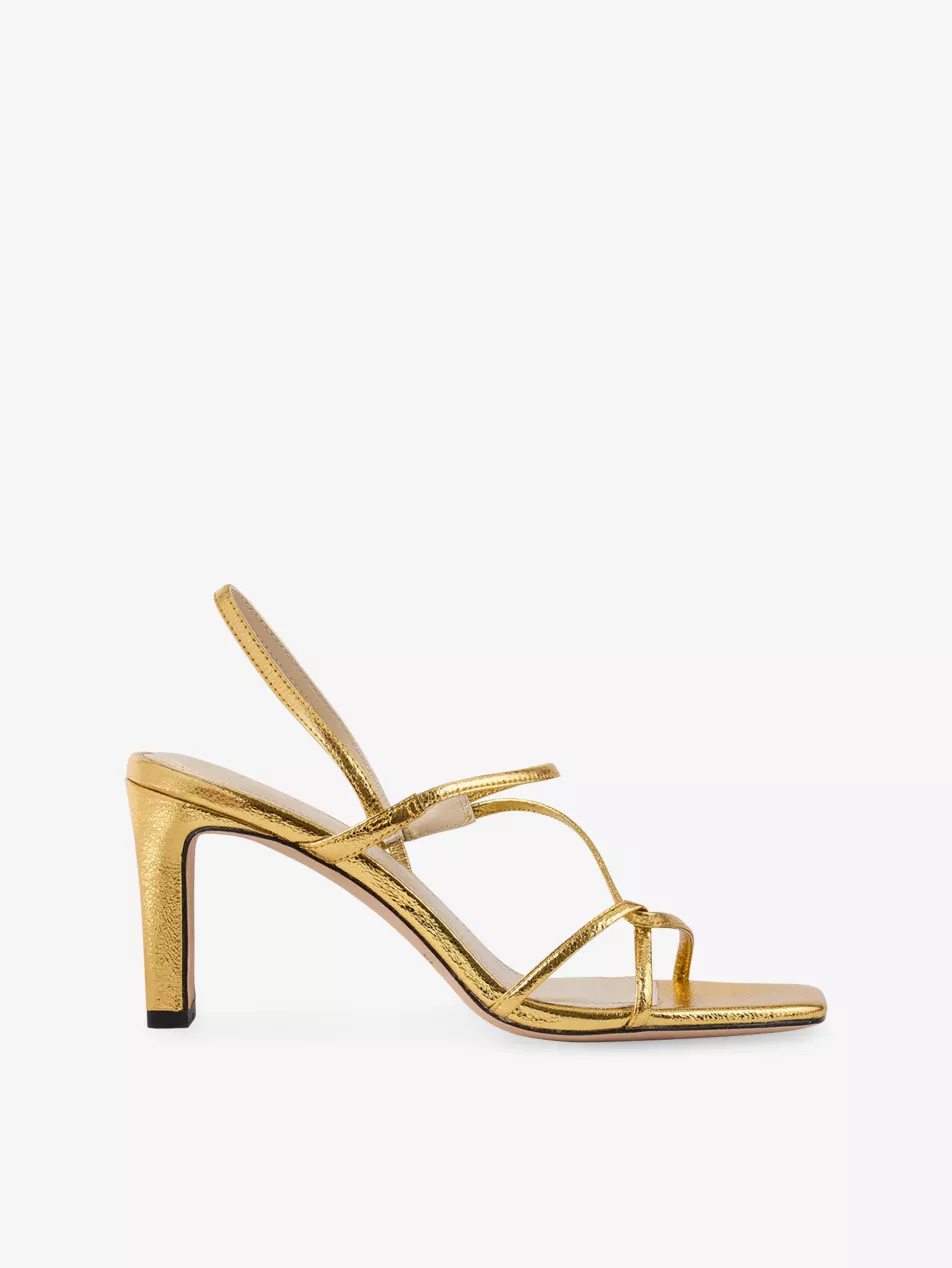 Faye Strappy Leather Heeled Sandals - Eur 36 / 3 Uk Women