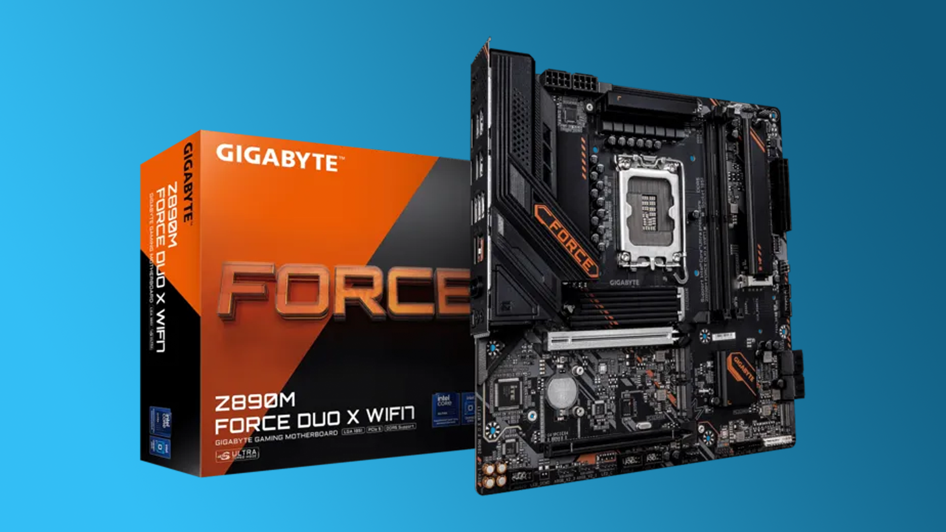 The new Gigabyte Z890 Force Duo X