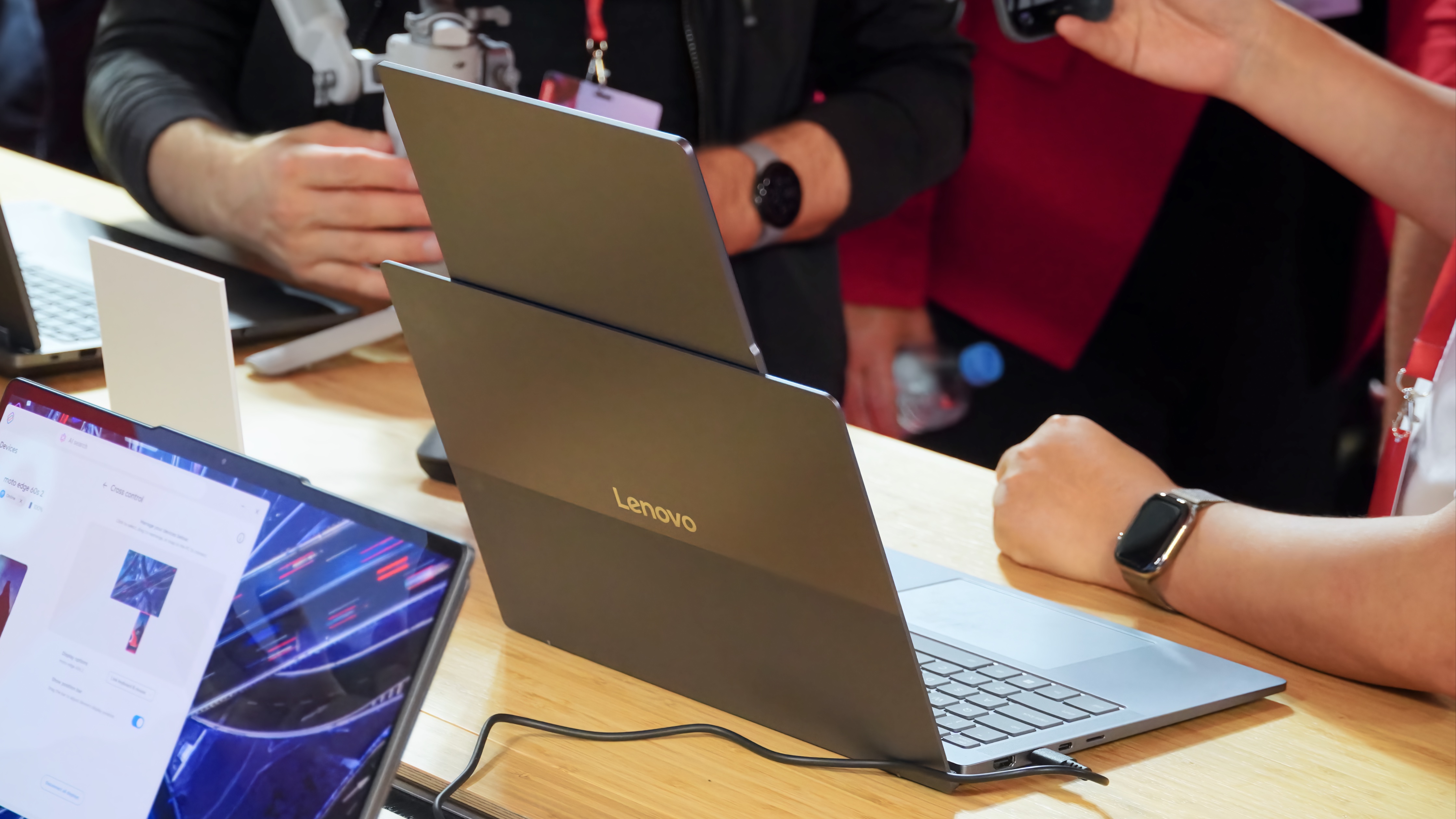 The Lenovo ThinkBook VertiFlex Concept at IFA 2025.