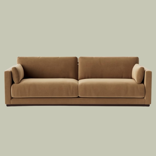 John Lewis &amp;amp; Partners, Swoon Alesund Large 3 Seater Sofa, Easy Velvet Biscuit