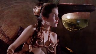 Carrie Fisher in Return of the Jedi