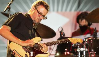 Luther Dickinson performs onstage with the North Mississippi All Stars at the Levitt Pavilion in Denver, Colorado on September 17, 2021