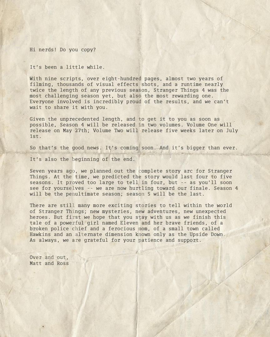 Stranger Things: S4 release date finally revealed - as well as final season details!