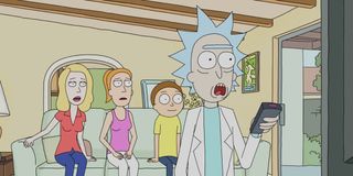 Sarah Chalke, Spencer Grammer, and Justin Roiland on Rick and Morty