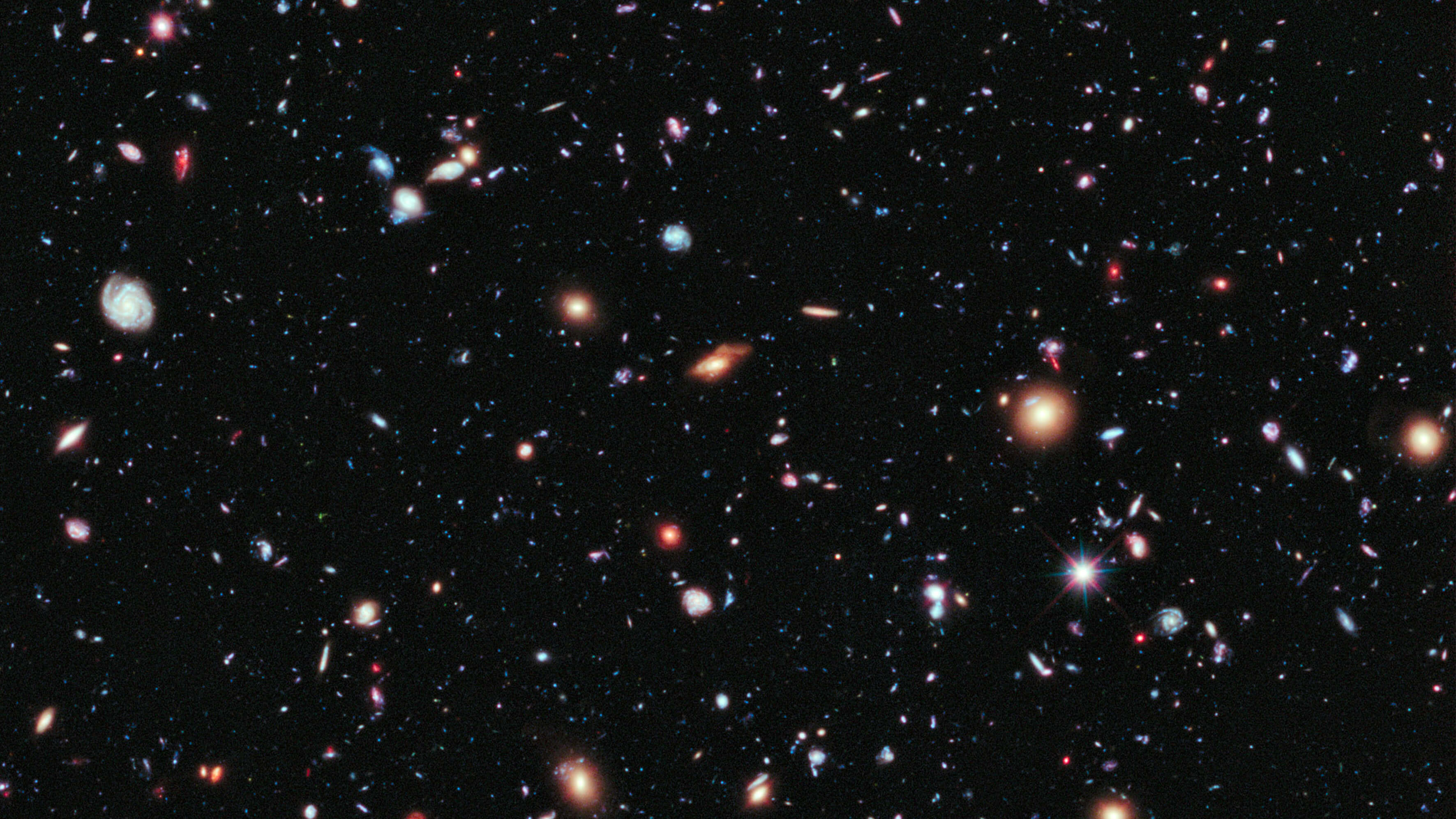 Hubble Extreme Deep Field 2012 image.