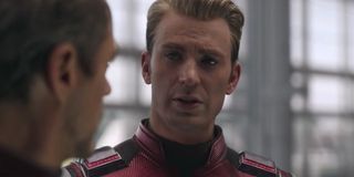 Cap in his Quantum Realm suit