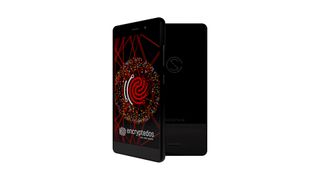 The Silent Circle Blackphone 2, as sold by EncryptedOS. The phone is set against a white background.