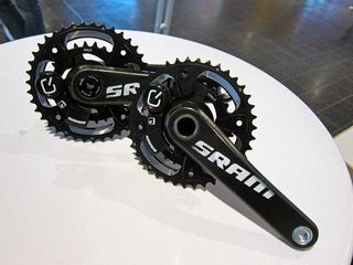 SRAM and Quarq debuted a new Quatro mountain bike power meter at Eurobike