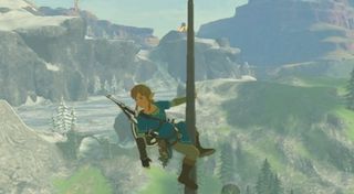 Legend of Zelda Breath of the Wild Climbing