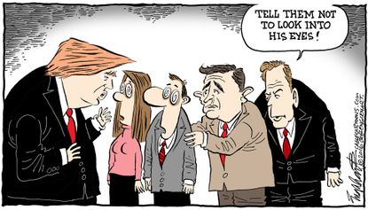 Political Cartoon U.S. Cruz Kasich