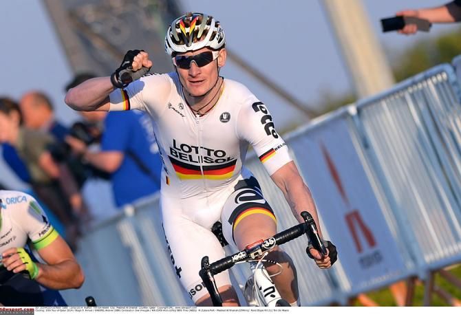 Andre Greipel wins stage 5 in Qatar
