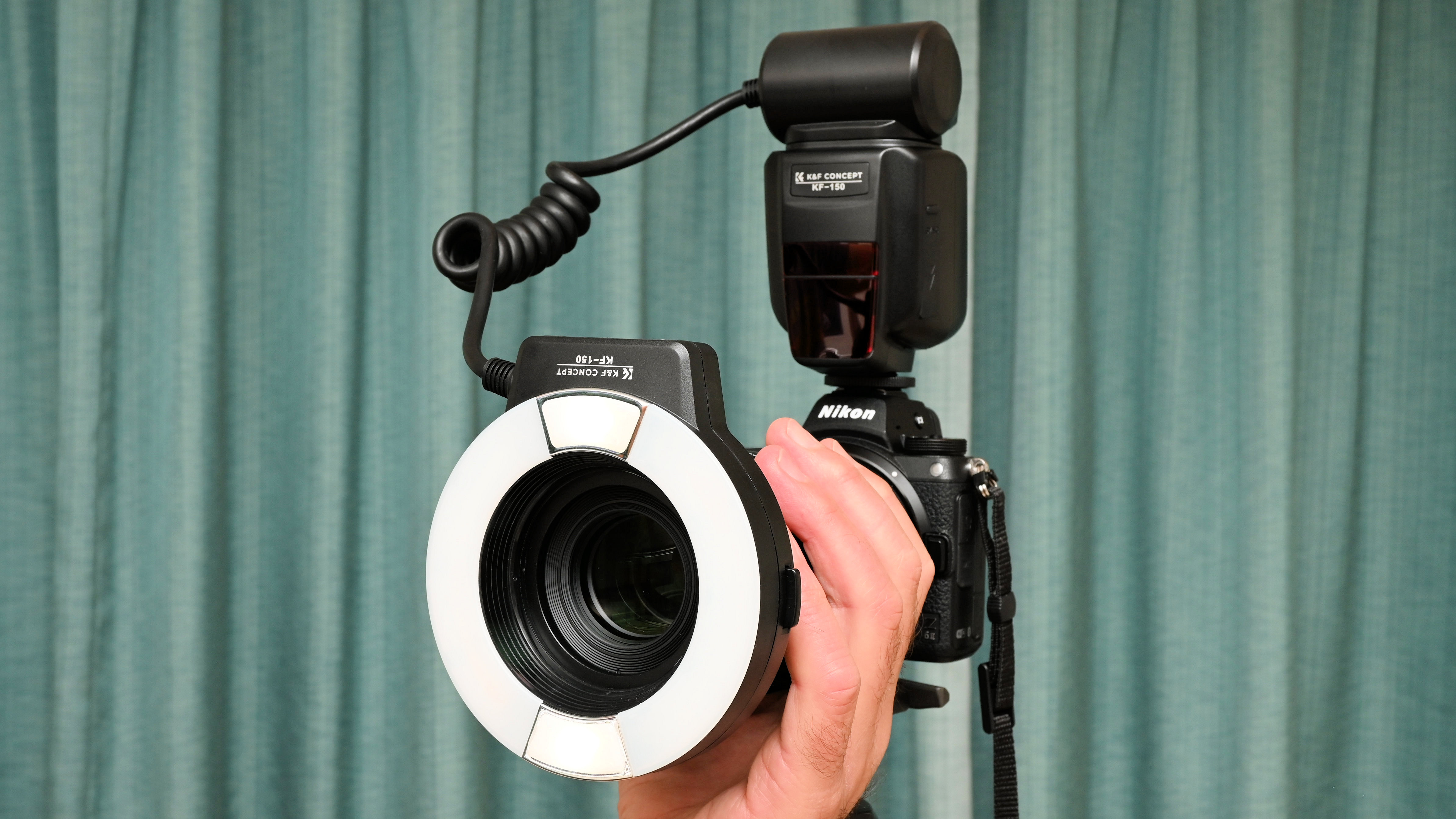 K&amp;F Concept KF-150 Macro Ring Flash product shot
