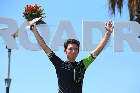 Giorgia Bronzini on the podium